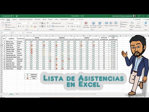 Como Hacer Una Lista De Asistencia En Excel Para Imprimir